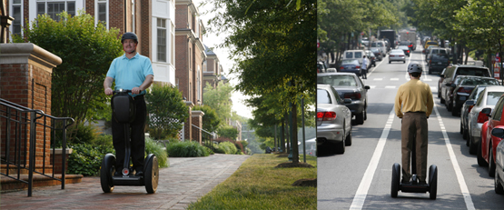 Segway i2 Commuter in urban environments